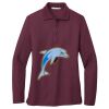 Ladies Silk Touch™ Long Sleeve Polo Thumbnail