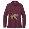 Ladies Silk Touch™ Long Sleeve Polo Thumbnail