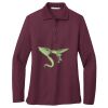 Ladies Silk Touch™ Long Sleeve Polo Thumbnail