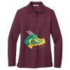 Ladies Silk Touch™ Long Sleeve Polo Thumbnail