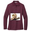 Ladies Silk Touch™ Long Sleeve Polo Thumbnail