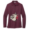 Ladies Silk Touch™ Long Sleeve Polo Thumbnail