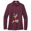 Ladies Silk Touch™ Long Sleeve Polo Thumbnail