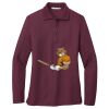 Ladies Silk Touch™ Long Sleeve Polo Thumbnail