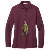 Ladies Silk Touch™ Long Sleeve Polo Thumbnail