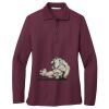 Ladies Silk Touch™ Long Sleeve Polo Thumbnail