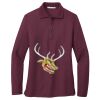 Ladies Silk Touch™ Long Sleeve Polo Thumbnail