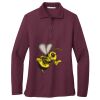 Ladies Silk Touch™ Long Sleeve Polo Thumbnail