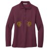 Ladies Silk Touch™ Long Sleeve Polo Thumbnail