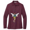 Ladies Silk Touch™ Long Sleeve Polo Thumbnail