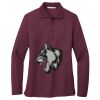 Ladies Silk Touch™ Long Sleeve Polo Thumbnail