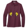 Ladies Silk Touch™ Long Sleeve Polo Thumbnail