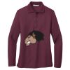 Ladies Silk Touch™ Long Sleeve Polo Thumbnail