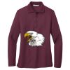Ladies Silk Touch™ Long Sleeve Polo Thumbnail