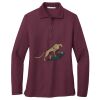 Ladies Silk Touch™ Long Sleeve Polo Thumbnail