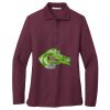 Ladies Silk Touch™ Long Sleeve Polo Thumbnail