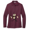 Ladies Silk Touch™ Long Sleeve Polo Thumbnail