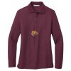 Ladies Silk Touch™ Long Sleeve Polo Thumbnail