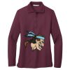 Ladies Silk Touch™ Long Sleeve Polo Thumbnail