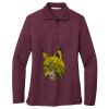 Ladies Silk Touch™ Long Sleeve Polo Thumbnail