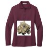Ladies Silk Touch™ Long Sleeve Polo Thumbnail