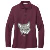 Ladies Silk Touch™ Long Sleeve Polo Thumbnail