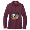 Ladies Silk Touch™ Long Sleeve Polo Thumbnail