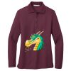 Ladies Silk Touch™ Long Sleeve Polo Thumbnail