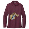 Ladies Silk Touch™ Long Sleeve Polo Thumbnail