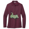 Ladies Silk Touch™ Long Sleeve Polo Thumbnail