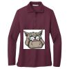 Ladies Silk Touch™ Long Sleeve Polo Thumbnail