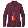 Ladies Silk Touch™ Long Sleeve Polo Thumbnail