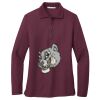 Ladies Silk Touch™ Long Sleeve Polo Thumbnail