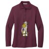 Ladies Silk Touch™ Long Sleeve Polo Thumbnail