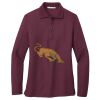 Ladies Silk Touch™ Long Sleeve Polo Thumbnail
