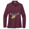 Ladies Silk Touch™ Long Sleeve Polo Thumbnail