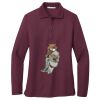 Ladies Silk Touch™ Long Sleeve Polo Thumbnail