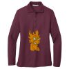 Ladies Silk Touch™ Long Sleeve Polo Thumbnail