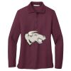 Ladies Silk Touch™ Long Sleeve Polo Thumbnail