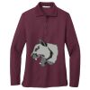 Ladies Silk Touch™ Long Sleeve Polo Thumbnail