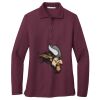 Ladies Silk Touch™ Long Sleeve Polo Thumbnail