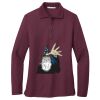 Ladies Silk Touch™ Long Sleeve Polo Thumbnail