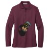Ladies Silk Touch™ Long Sleeve Polo Thumbnail