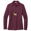 Ladies Silk Touch™ Long Sleeve Polo Thumbnail