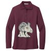 Ladies Silk Touch™ Long Sleeve Polo Thumbnail