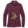 Ladies Silk Touch™ Long Sleeve Polo Thumbnail