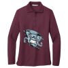 Ladies Silk Touch™ Long Sleeve Polo Thumbnail