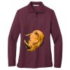 Ladies Silk Touch™ Long Sleeve Polo Thumbnail