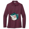 Ladies Silk Touch™ Long Sleeve Polo Thumbnail