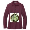 Ladies Silk Touch™ Long Sleeve Polo Thumbnail